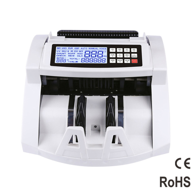 Multi Note Counting Money Counter Machines 90x190mm 1300 Pcs/Min Supermarket SKW